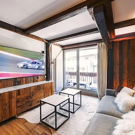 Luxury 70m2 Balcon Courchevel1850 Parking Lägenhet Courchevel
