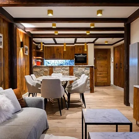 Luxury 70m2 Balcon Courchevel1850 Parking Lägenhet Courchevel